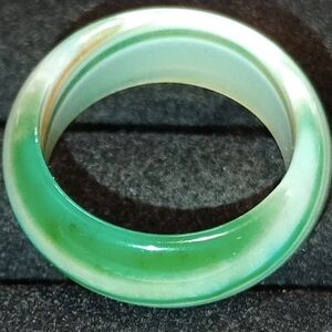 Ring Green Jade Band